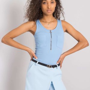 Blue top with Rosalind pockets