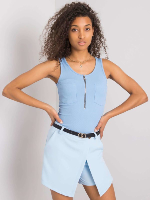 Blue top with Rosalind pockets