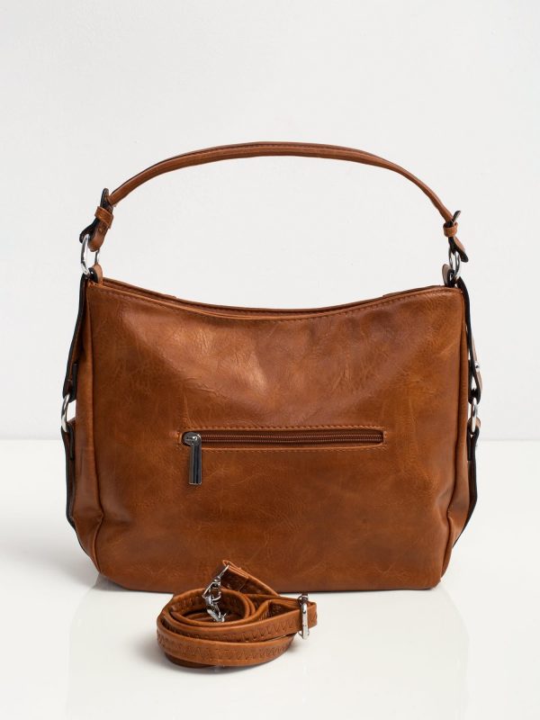 Brown Urban Bag with Detachable Strap