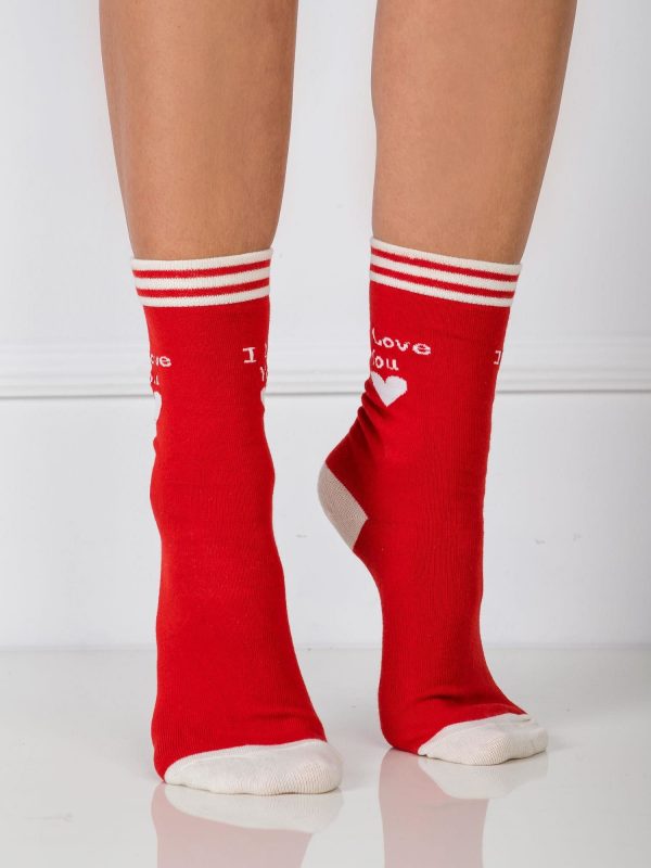 Women's Red Socks