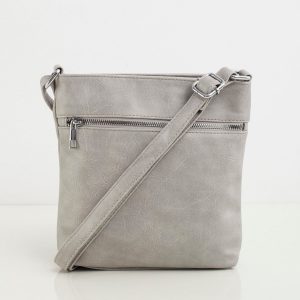 Grey Messenger Bag