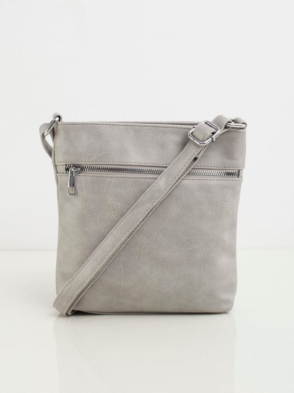 Grey Messenger Bag