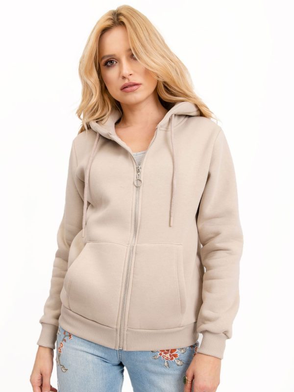 RUE PARIS Beige Glow Sweatshirt