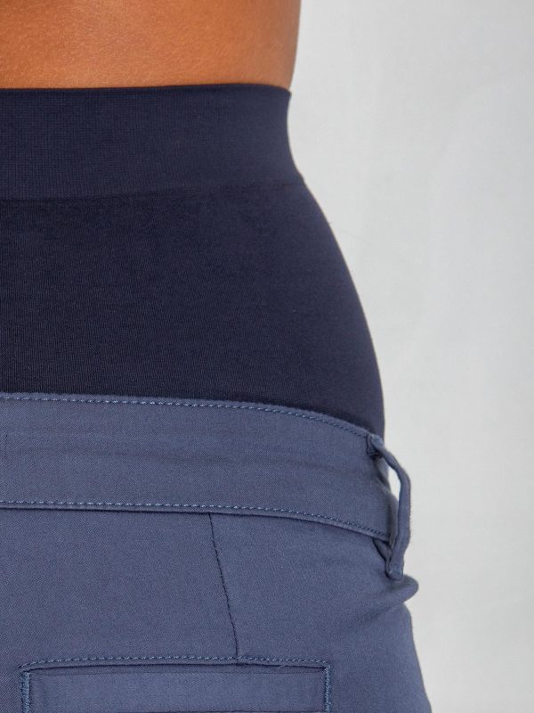 RUE PARIS Dark Blue Jess Maternity Pants