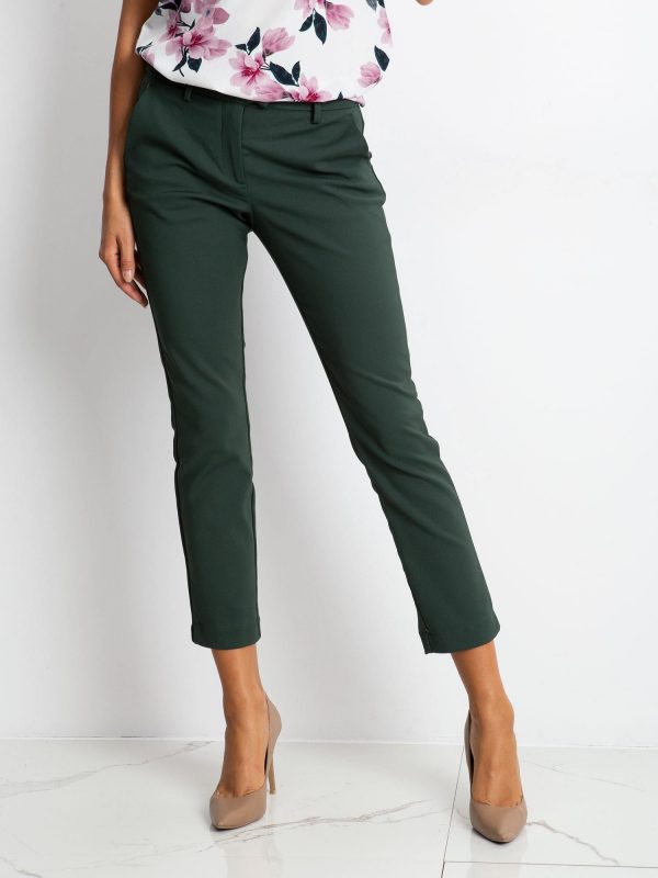 Dark Green Classy Trousers