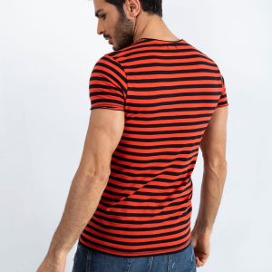 Red and black men's T-shirt Jupiter