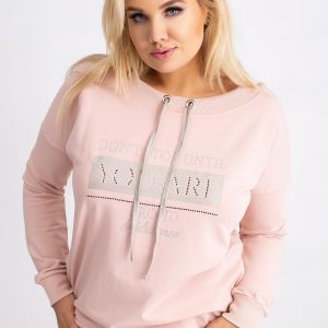 Dirty pink plus size sweatshirt Twinkle