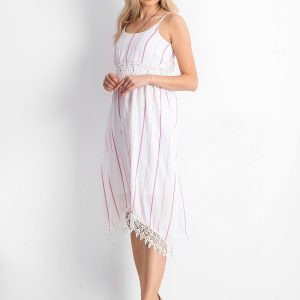 White and pink Sundance dress