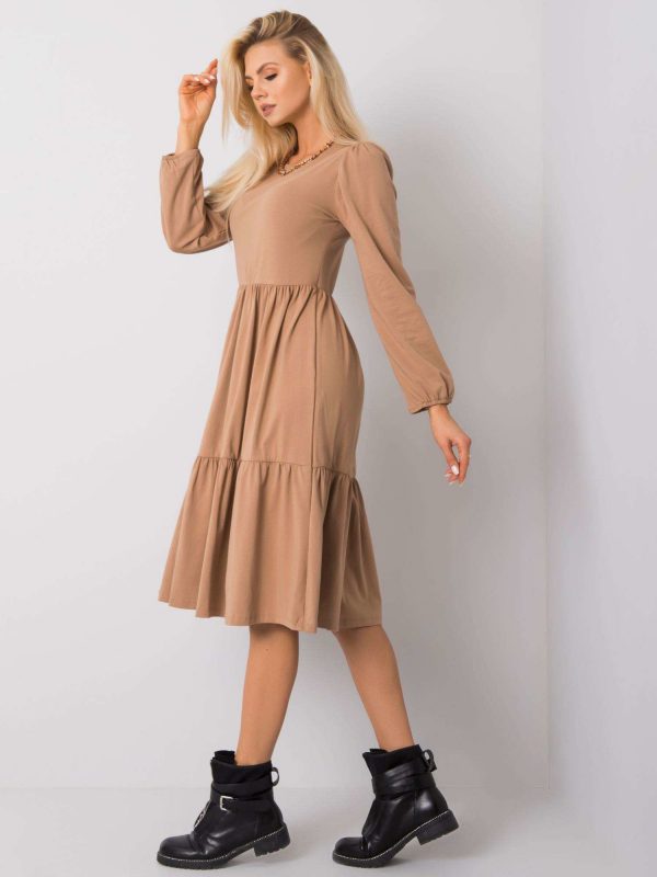 Camel dress Yonne RUE PARIS