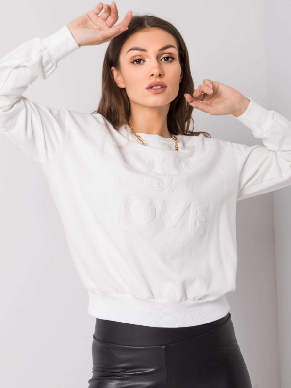 Kaylee White Sweatshirt