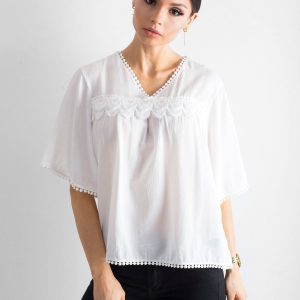 White airy blouse