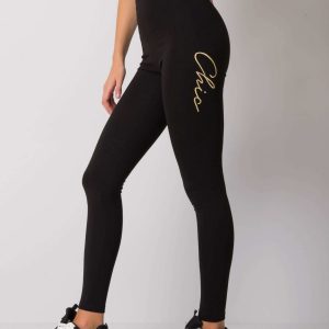 Avya RUE PARIS black high waist leggings