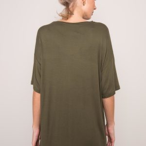 Khaki oversized t-shirt BSL