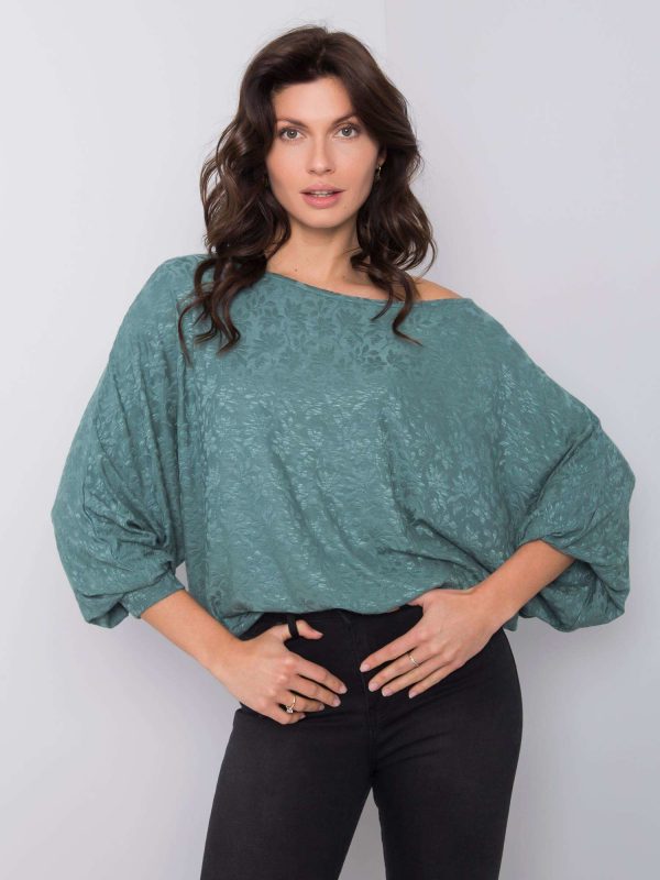 Green oversized blouse Elysia RUE PARIS