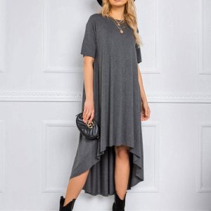 Dark gray dress Casandra RUE PARIS