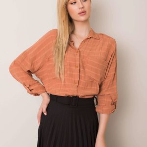 Light brown shirt Mirella RUE PARIS