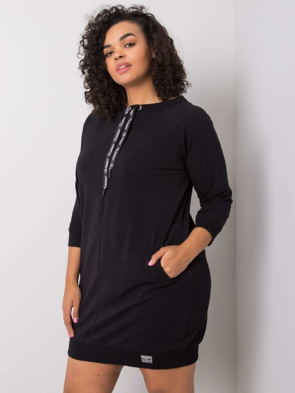 Black Cotton Dress Harriet