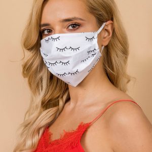 White Cotton Face Mask