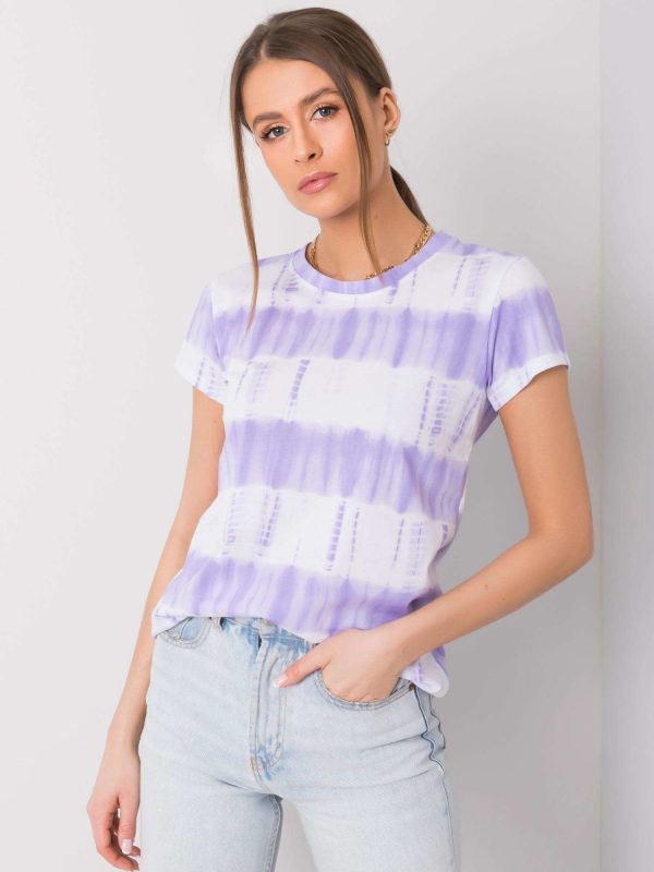 Purple and white T-shirt Gianna