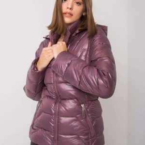 Ashlyn Purple Quilted Jacket