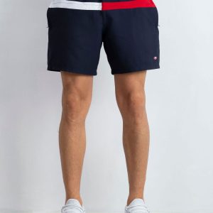 Navy blue sports shorts for men Higher