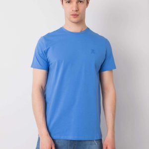 Basic blue t-shirt for men Kenneth LIWALI