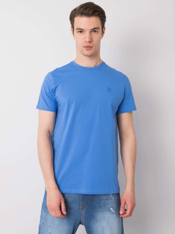 Basic blue t-shirt for men Kenneth LIWALI