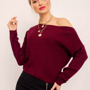 BSL Women's Burgundy Sweater