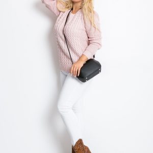 Pale Pink Plus Size Sweater Now