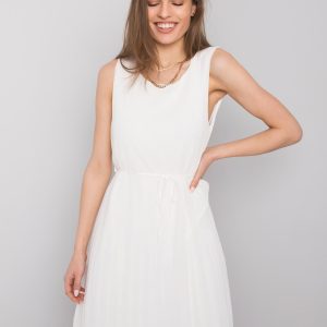 Monza SUBLEVEL white pleated dress