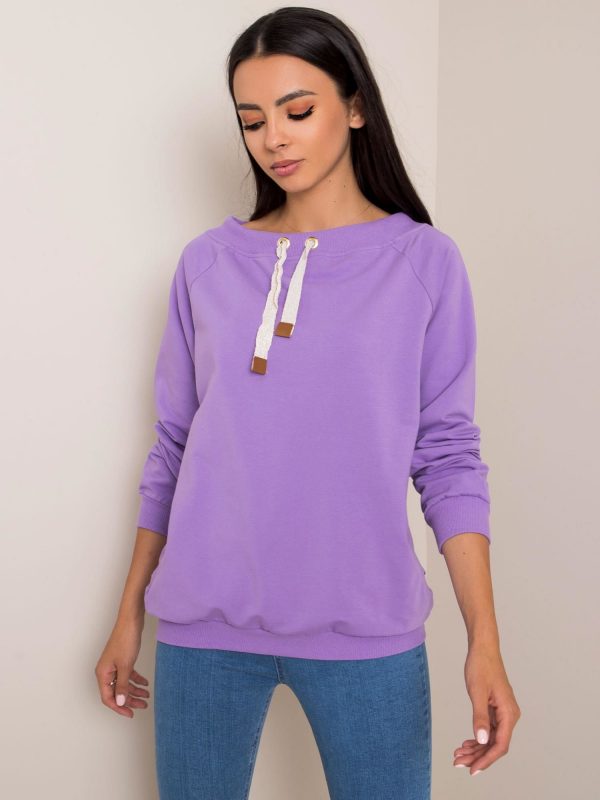 Purple sweatshirt Elen RUE PARIS