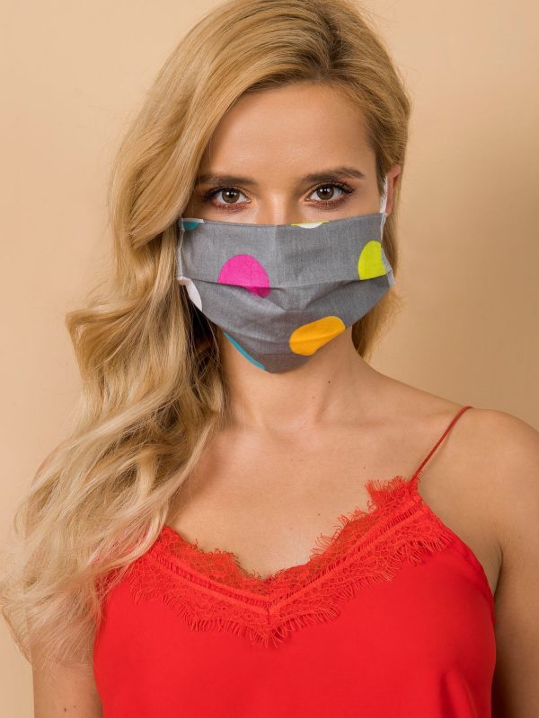 Dark Grey Reusable Cotton Mask