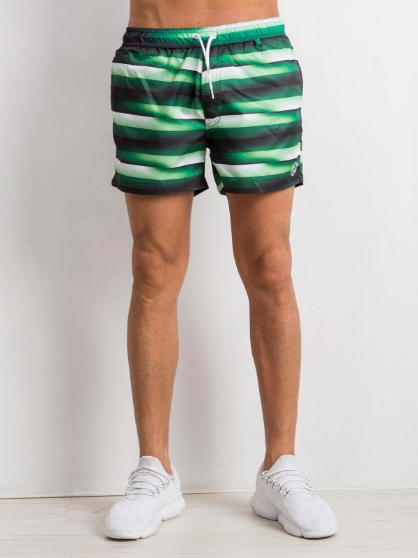 Green Men's Shorts Running