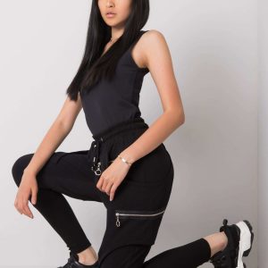 Megan Black Sweatpants