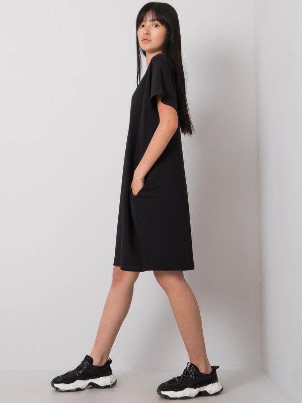 Black Casual Dress Rianna RUE PARIS