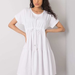 White casual dress Sebille RUE PARIS