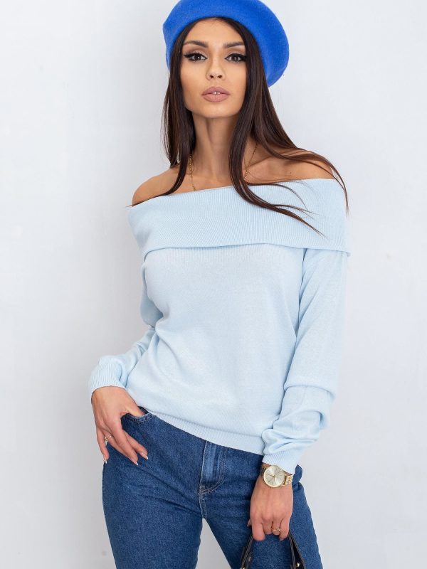 Light blue sweater Break