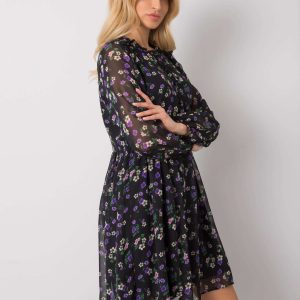 Black dress with prints Zaniyah RUE PARIS