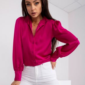 Women's Fuchsia Elegant Shirt Lena RUE PARIS