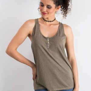 Khaki top Fabulous