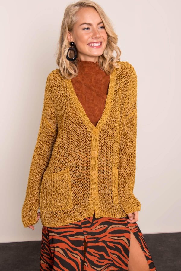 Women's mustard sweater BSL