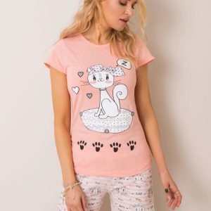 Kitten Peach Pyjamas