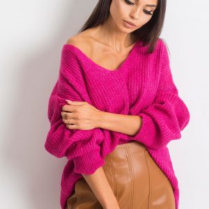 RUE PARIS Fuchsia sweater Wandering