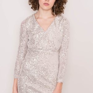 BSL Silver Sequin Dress