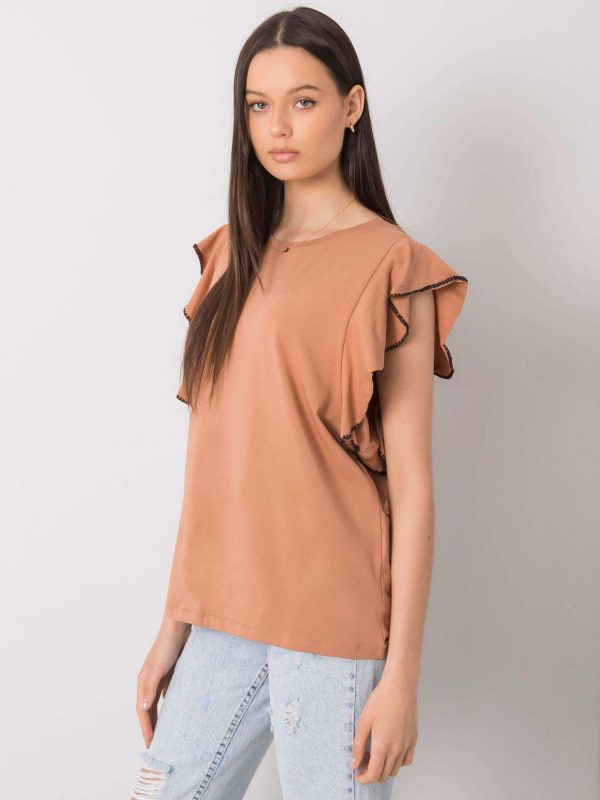 Camel blouse Vanesia