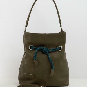 Khaki bag bag made of eco leather