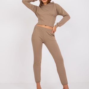 Beige tracksuit set with trousers Neele