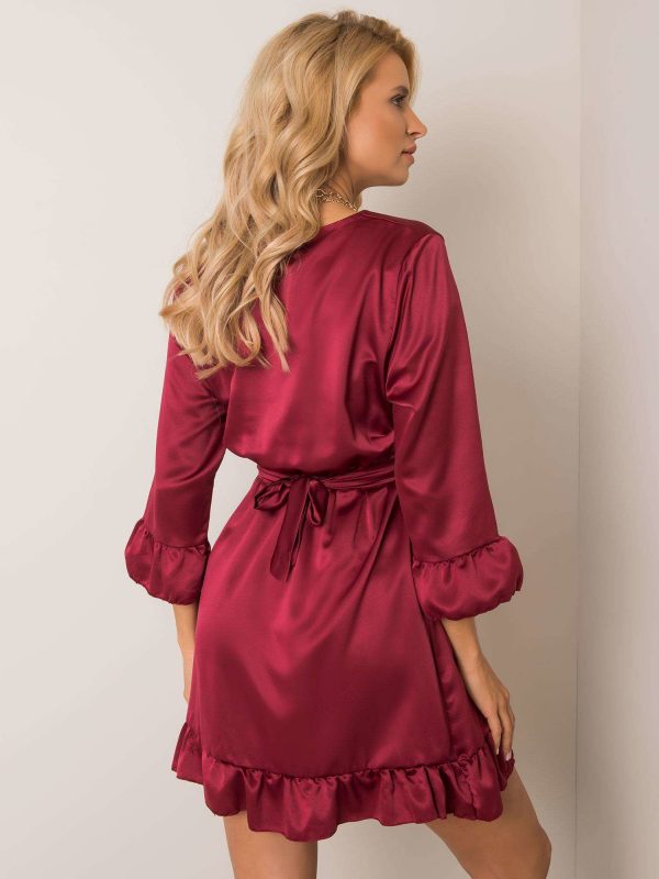 Burgundy dress Lorenza