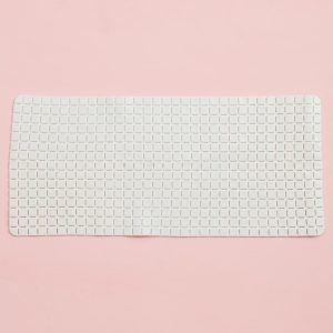 White Non-slip Bathroom Mat