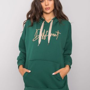 Fallon dark green kangaroo sweatshirt